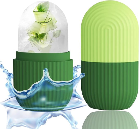 Ice Face Roller Ice Cube Beauty Massage Silicone Ice Mold For Eye Puffiness Ice Facial Roller Shrink Pores